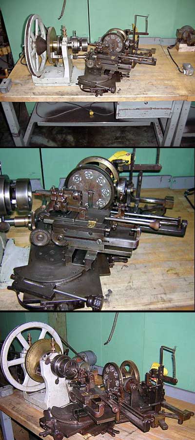 5392 Antique RA Lienhard Chaux-de-Fonds Brocading Machine, Circa 1900